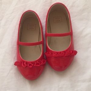 Janie and Jack Red Patent Leather Mary Janes